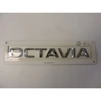 Příslušenství karosérie Nápis &quot;OCTAVIA&quot; OCTAVIA III., ORIGINAL 5E3853687K, pro OCTAVIA, III. 5E. Typové číslo: 5E3853687K,5E3853687K,5E3853687K