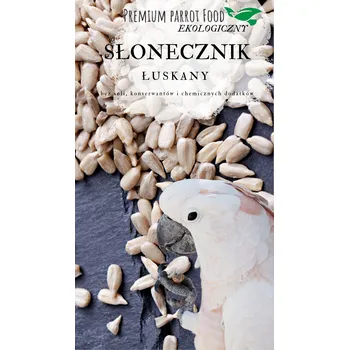 Krmivo pro ptáka Pamlsek pro papoušky - Bio Slunečnicová Semínka Loupaná