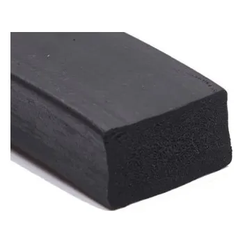 Pěnové těsnění, porézní guma EPDM, profil plochý 10x30 mm, izolace
