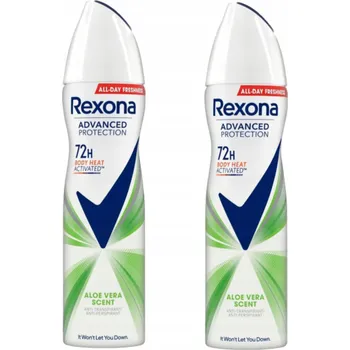 REXONA ADVANCED PROTECTION DEODORANT PRO ŽENY VE SPREJI ALOE VERA 150 ML X2 (2 KUSY)