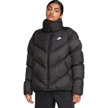 Dámská zimní bunda Nike W NSW TF ECDWN GS NK WINDPFR W černá FB8788-010 - XS | UK 13 | US 14