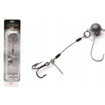 Rybářský háček Jigová hlavička York Jigová hlavička s přídavným očkem a jehlou 3/0 5 g