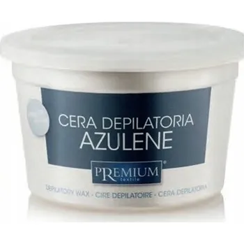 Přípravek na depilaci a epilaci Premium Textile 350 ml azulenový vosk na depilaci v plechovce