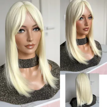 Paruka Paruka polodlouhé syntetické vlasy blond Althair dámská