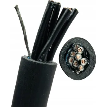 elektrický kabel Řídicí kabel BiT 500 St BLACK FR 4x2x0,5 venkovní zemní stínění 1m