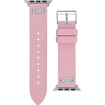 Řemínek na hodinky Guess Silikonový řemínek pro Apple Watch (38 - 41 mm) - Pink CS2005S3 + 2 měsíce na vrácení zboží