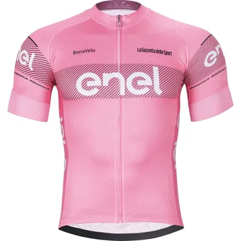 cyklistický dres BONAVELO Cyklistický dres s krátkým rukávem - GIRO D´ITALIA - růžová 2XL