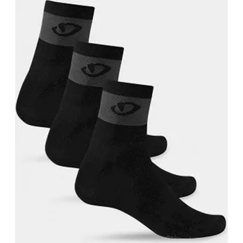 Pánské ponožky Ponožky 3 PAK GIRO Comp Racer blk S