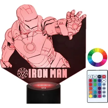 Lampička Noční lampa Plexido vícebarevná