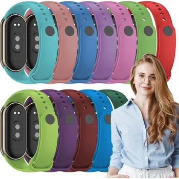 Řemínek na hodinky Sada: 12x řemínek pro chytrý náramek Xiaomi Mi Band 8 a Mi Band 9