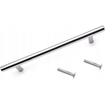 Nábytkové kování Úchytka na zásuvku reling ocel chrom NÁBYTKOVÁ ÚCHYTKA NA NÁBYTEK 192mm/300mm