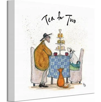 Obraz Plakát Tea for Two bez rámu 30 x 30 cm