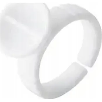 Průmyslové lepidlo Prstýnek na lepení, malý s přepážkou, bílý