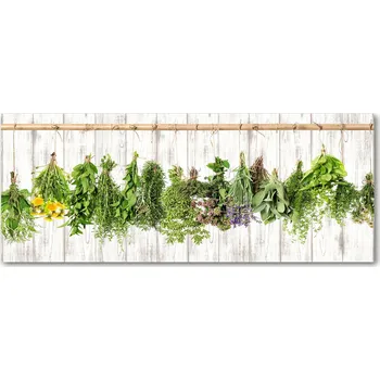 Obraz Lacobel pod linku do kuchyně Bylinky na šňůrce XXL