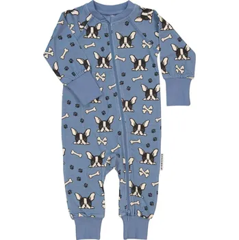 Chlapecké pyžamo Bambusové rostoucí pyžamo (overal) Blue Bulldog Geggamoja Velikost: 62/68