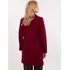 Dámský kabát Dámský kabát TW-PL-BI-25533.18 vínový