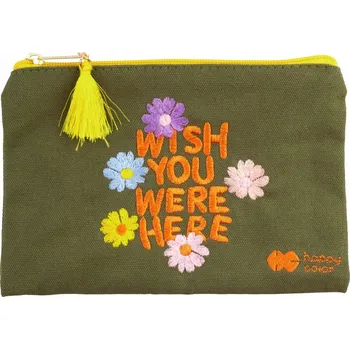 Kosmetická taška Kosmetická taštička Happy Color Boho zelená