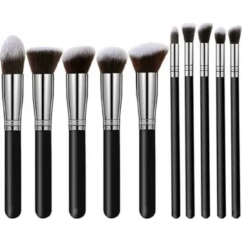 Kosmetický štětec 10 ks Sada štětců na make-up, pudr, podklad a oční stíny 78