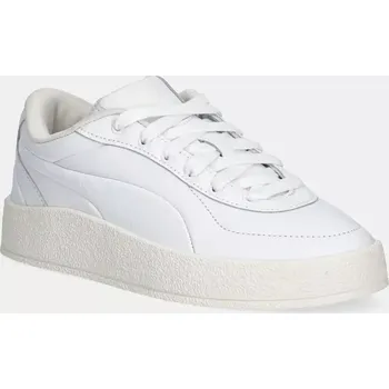 Pánská obuv Kožené tenisky Puma CA Luxe, 46, bílá, 00X