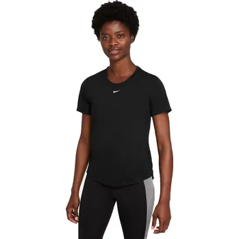 Dámské funkční tričko s krátkým rukávem Nike W NK ONE DF SS STD TOP W černé DD0638-010 - XL | UK 14 | US 15
