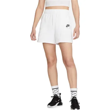 Dámské kraťasy Dámské kraťasy na volný čas Nike W NSW AIR FLC SHORT W bílé DM6470-100 - XS | UK 7,5 | US 10