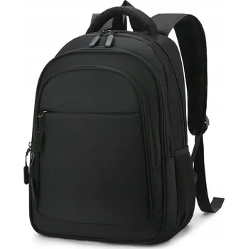 Městský batoh BATOH MĚSTSKÝ ČERNÝ ŠKOLNÍ SPORTOVNÍ na NOTEBOOK do letadla PROSTORNÉ ZAVAZADLO