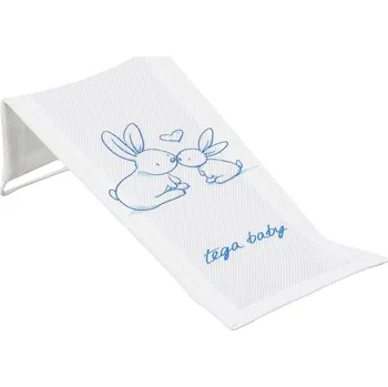 Koupání kojence Tega baby Látkové lehátko ke koupání Tega Baby Králíčci bílé