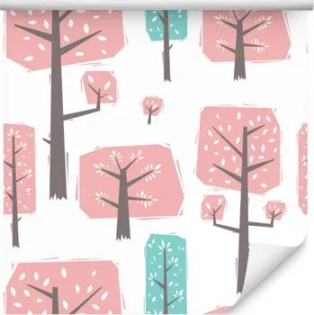 Fototapeta Tapeta příroda, stromy, les, dětský pokoj
