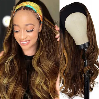 Paruka Paruka dlouhé syntetické vlasy hnědá BWR