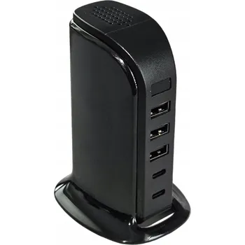 Špionážní kamera Onshop v nabíječce 3xUSB 2xTyp C Full HD Wi-Fi