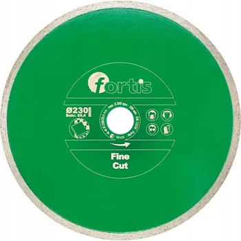 Řezný kotouč Diamantový kotouč Fortis Fine Cut 230 mm