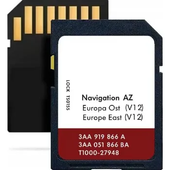 IP kamera Mapa pro navigaci Evropa RNS315 PASSAT GOLF POLO CADDY TIGUAN TOURAN T5 MULTIVAN SD karta