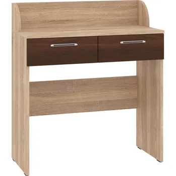 Toaletní stolek Slevadoma Toaletní stolek "MONIKA" Barva: dub sonoma + ořech - tmavý