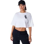 Dámské tričko s krátkým rukávem New Era MLB LE CROP TEE CHICAGO WHITE SOX W bílé 60492084 - S | UK 7,5 | US 10