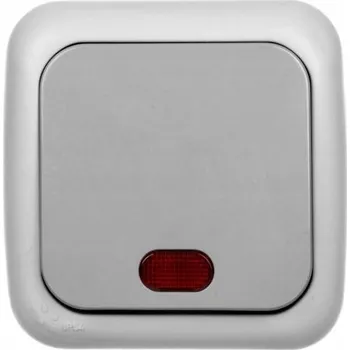 vypínač Jednopólový vypínač Klasik Panasonic, odstíny šedé 90555519