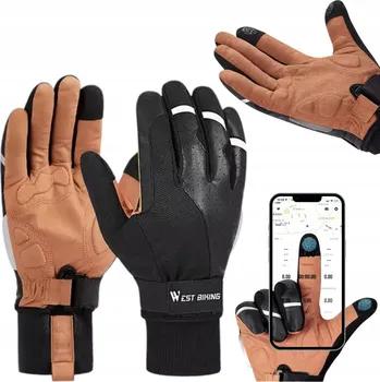 Cyklistické rukavice Cyklistické rukavice West Biking L