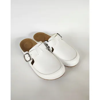 Dámské pantofle Anatomické pantofle s 5 body podpory a páskem - bílé, velikost 42