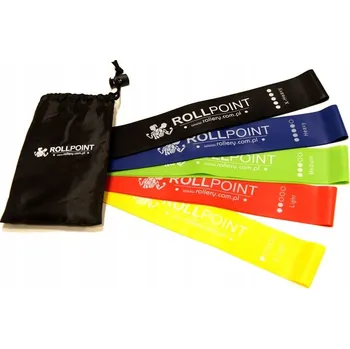 Posilovací gumy Mini Band ROLLPOINT (Odporové gumy)
