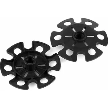 Trekingová hůl Talířky na hole Spokey Snow Basket 85 mm 1 pár - černý