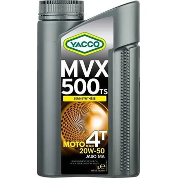 Motorový olej YACCO motorový olej polosyntetický MVX 500 TS 4T 20W50 4l