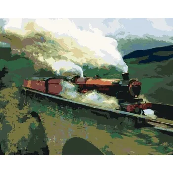 Zuty Malování podle čísel Obraz Bradavického expresu (Harry Potter)