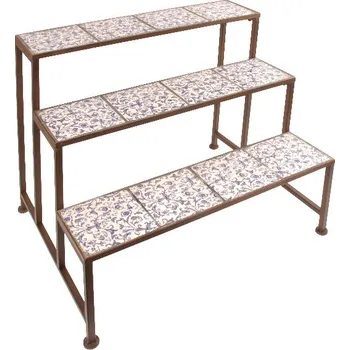 police Police 3 patra, modrobílá keramika AGED CERAMIC , 67 cm|Esschert Design