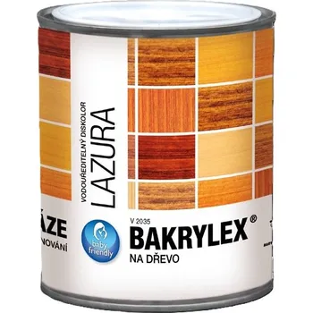 barva a nátěr na dřevo BAKRYLEX Diskolor V2035 tenkovrstvá lazura na dřevo - 0,7 kg - 0095 palisandr