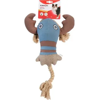 Hračka pro psa CAMON HRAČKA KRAB, ŽRALOK + PROVÁZEK 40 cm
