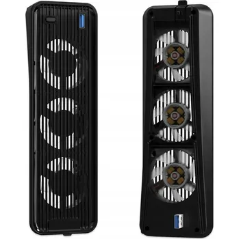 Hra pro PlayStation 5 PS5 CHLADICÍ VENTILÁTOR EXTERNÍ CHLAZENÍ S PODSVÍCENÍM TICHÝ PRO PS5