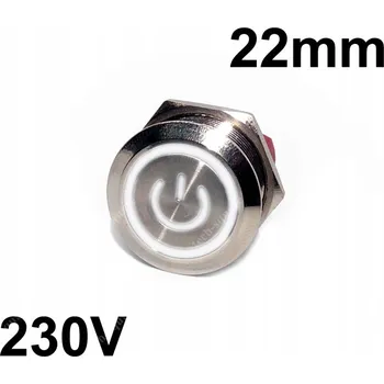 vypínač Bistabilní spínač antivandal ON/OFF 230V 22mm