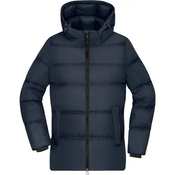 pracovní bunda James & Nicholson Bunda JN 1369, zimní, dámská COT02136900300-navy Navy XS