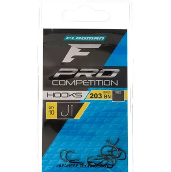 Rybářský háček Zemní Háčky s protihrotem Flagman 203 BN 10 ks