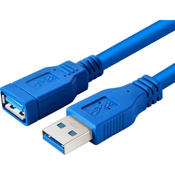 Datový kabel Prodlužovací USB 3.0 kabel Spectrue 128, modrý, 1,5 m
