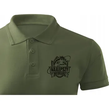 Tričko ForestMax Rybářské polo tričko Nejlepší Rybář vz.21 krátký rukáv vel. M